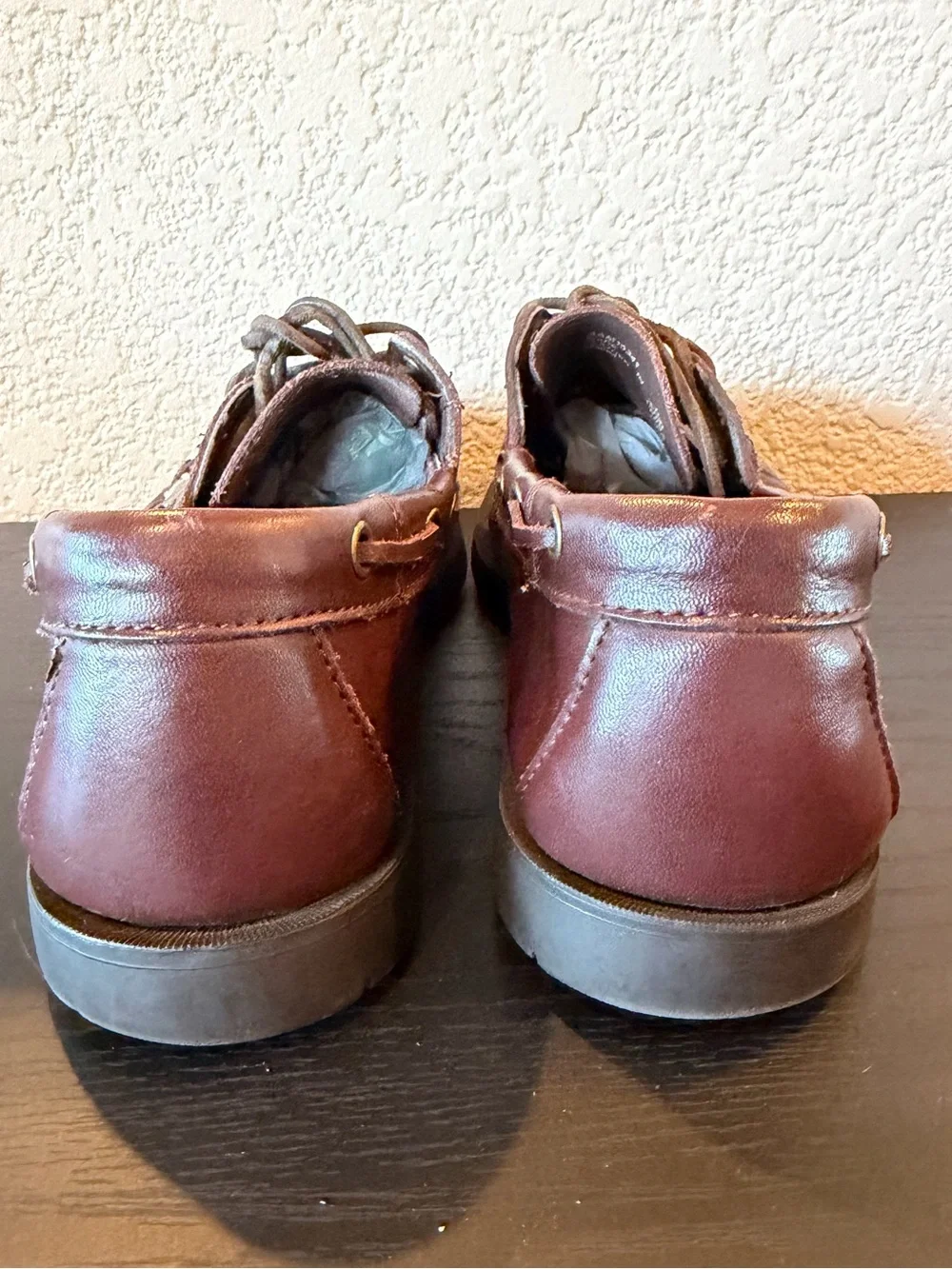 Polo Sport Ralph Lauren Brown Leather Boat Shoes